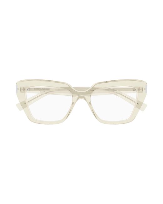 Saint Laurent Black Sl 829 004 Optical Frames Acetate Transparent Cat Eye