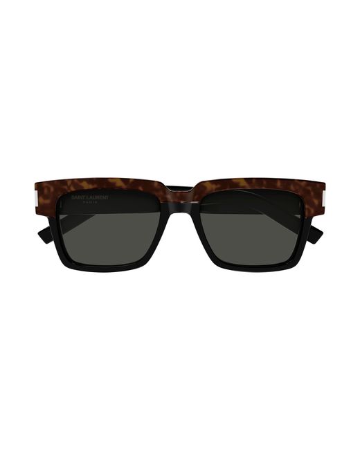 Saint Laurent Black Sl 732 Vadim 003 Sunglasses Acetate Squared for men