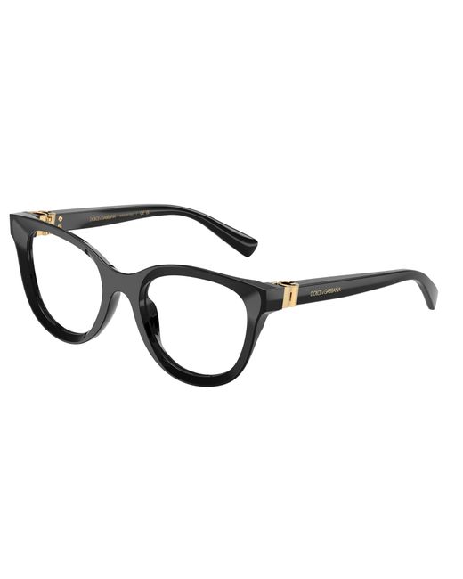 Dolce & Gabbana Black Dg3437 501 Optical Frames Acetate Transparent Pantos Normal