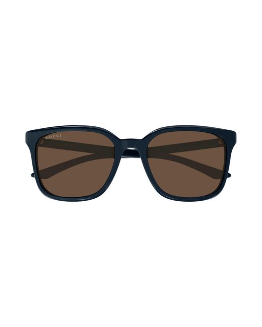 Gucci Black Gg2080Sk 004 Sunglasses Acetate Squared for men