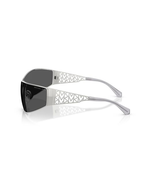 Michael Kors Black Mk1180 Melbourne 1014Ak Sunglasses Metal Squared Normal
