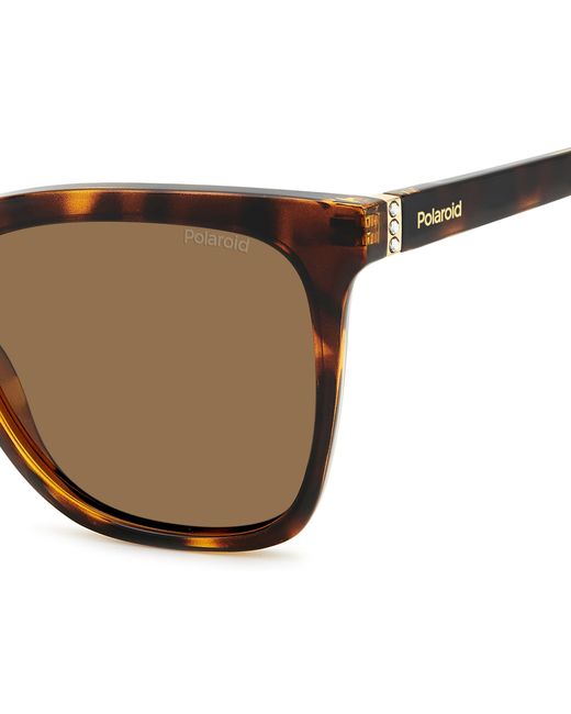 Polaroid Black Pld 4155/S/X 086/Sp Sunglasses Plastic Squared Polarized