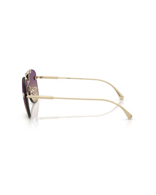 Versace Black Ve2296 125270 Sunglasses Metal Squared Normal Nuanced