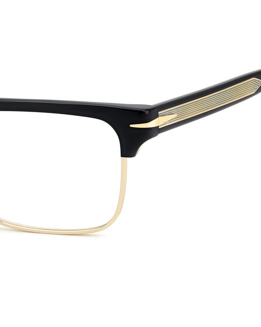 David Beckham Black Db 7112 2M2 Optical Frames Metal Squared for men