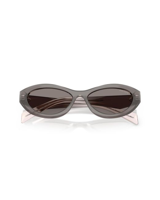 Prada Black Pr 26Zs 20F80Q Sunglasses Acetate Geometric Normal
