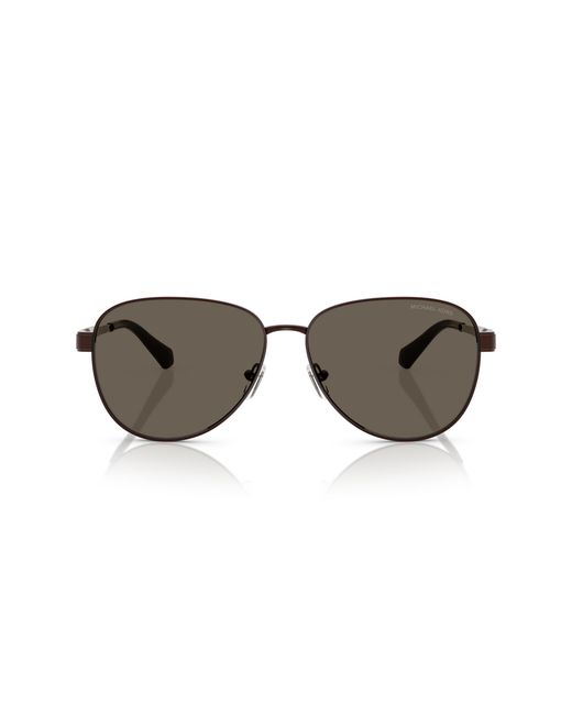 Michael Kors Black Mk1160 Biarritz 1891/3 Sunglasses Metal Pilot Normal
