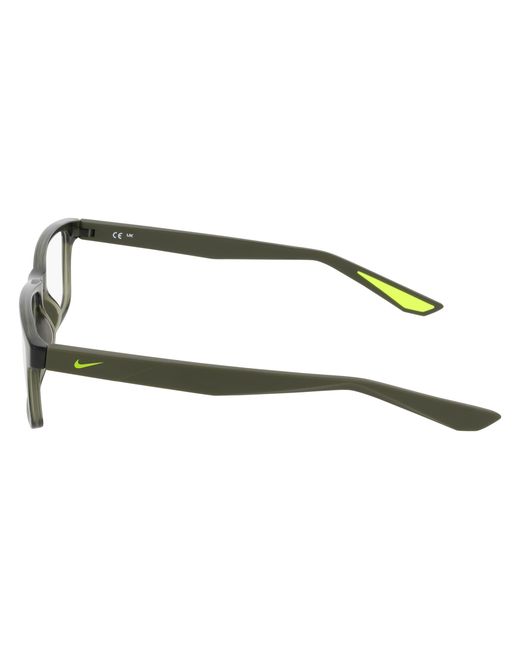 Nike Black 7416 315 Optical Frames Bio-Injected Squared Normal for men