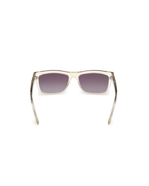 Guess Black Gu00221 57Z Sunglasses Injected Squared Normal for men