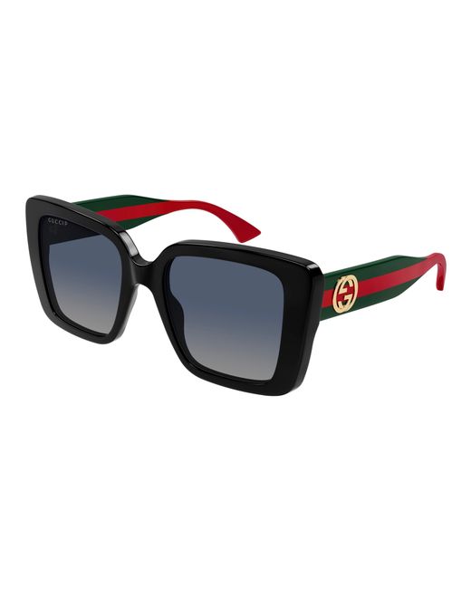 Gucci Black Gg1861S 005 Sunglasses Acetate Squared