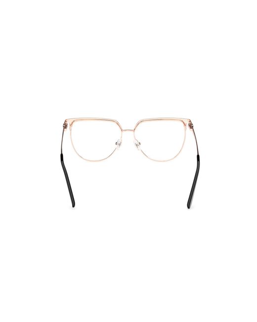 Guess Black Gu50147 028 Optical Frames Metal Cat Eye Normal