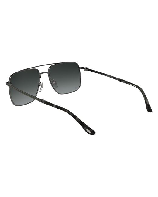 Lacoste Black L272S 035 Sunglasses Metal Squared Normal for men