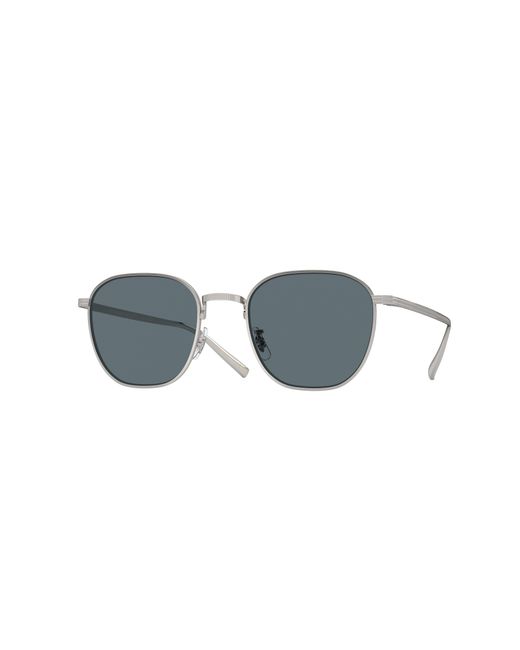 Oliver Peoples Black Ov1329St Rynn 50363R Sunglasses Titanium Squared Polarized