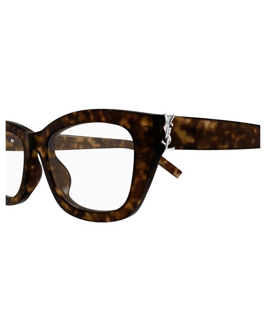 Saint Laurent Black Sl M153 Opt 002 Optical Frames Acetate Transparent Cat Eye