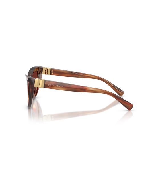 Dolce & Gabbana Black Dg4497 322113 Sunglasses Acetate Cat Eye Normal Shaded