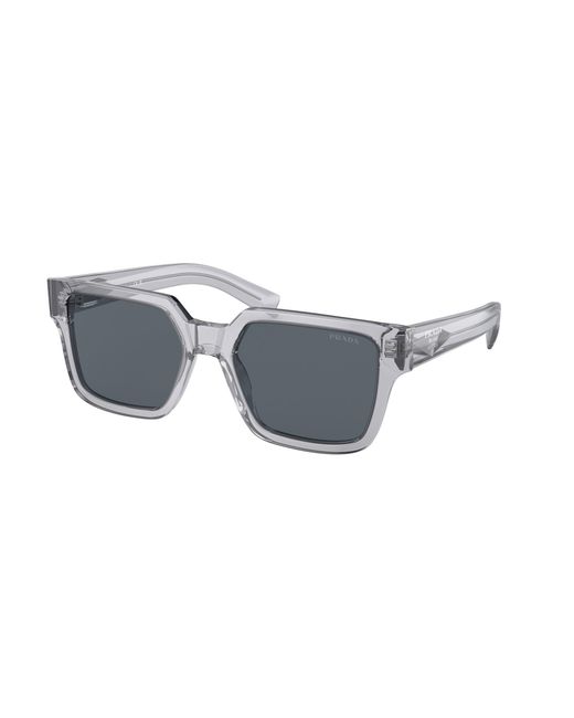 Prada Black Pr 03Zs U430A9 Sunglasses Acetate Pillow Normal for men