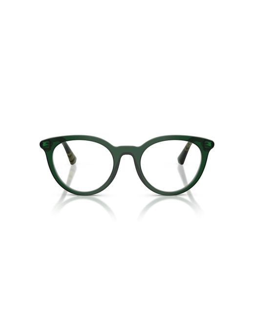 Burberry Black Be2429 4161 Optical Frames Acetate Round Normal