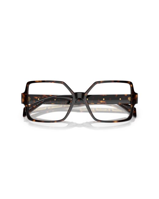 Versace Black Ve3337 108 Optical Frames Acetate Squared