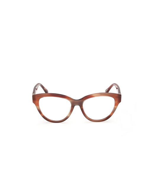 Max Mara Black Mm5230 068 Optical Frames Acetate Round Normal