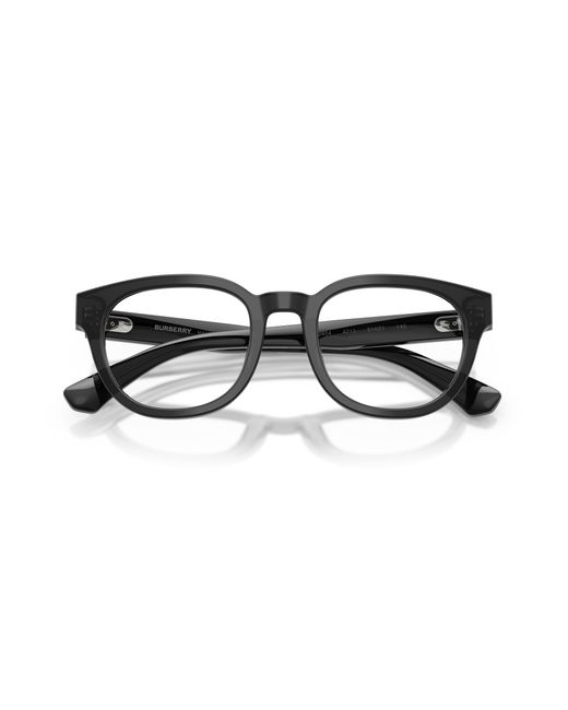 Burberry Black Be2454 4211 Optical Frames Acetate Transparent Round Normal for men