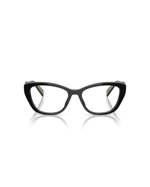 Prada Black Pr 19Wv 03K1O1 Optical Frames Acetate Transparent Cat Eye Normal