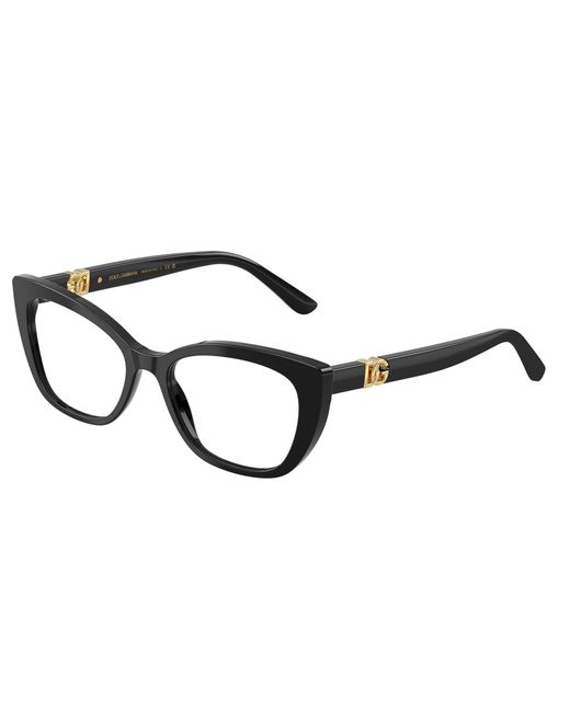Dolce & Gabbana Black Dg3398 501 Optical Frames Acetate Cat Eye Normal