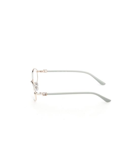 Guess Black Gu50355 033 Optical Frames Metal Geometric Normal