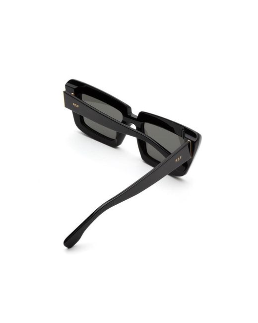 Retrosuperfuture Black 2Gs Coccodrillo Sunglasses Acetate Squared Normal