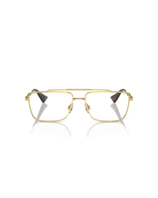 Dolce & Gabbana Black Dg1354 02 Optical Frames Metal Transparent Squared Normal for men