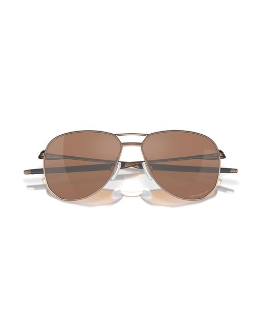 Oakley Black Oo4147 Contrail 414706 Sunglasses Metal Round Polarized Prizm for men