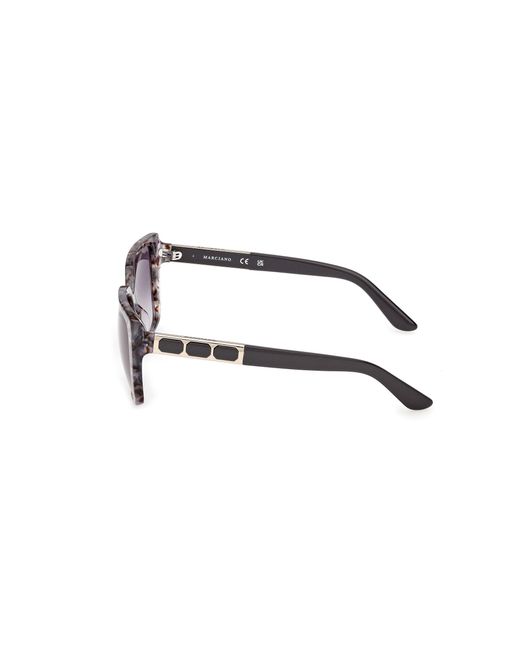 Guess Black Gm00035 20B Sunglasses Acetate Smoke Squared Normal