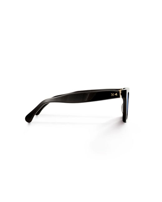 Xlab Black Panarea Sunglasses Acetate Light Squared Polarized
