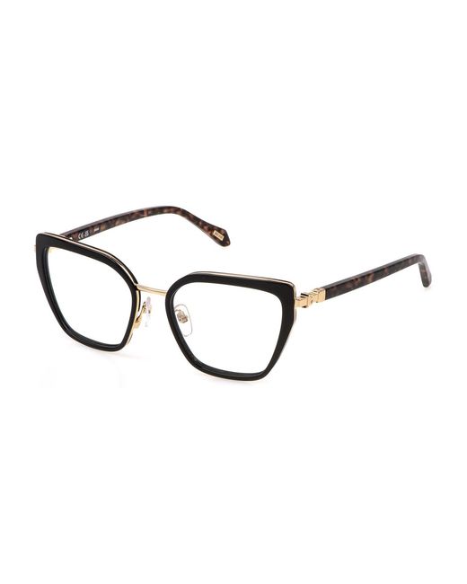 Just Cavalli Black Vjc071 0700 Optical Frames Metal Squared