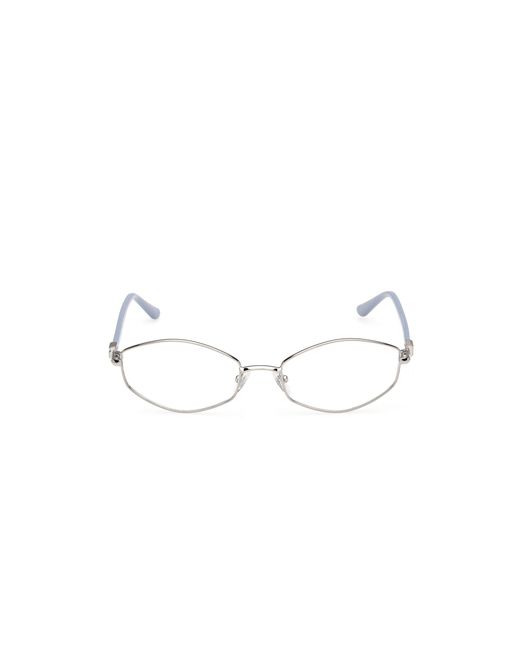 Guess Black Gu50355 008 Optical Frames Metal Geometric Normal