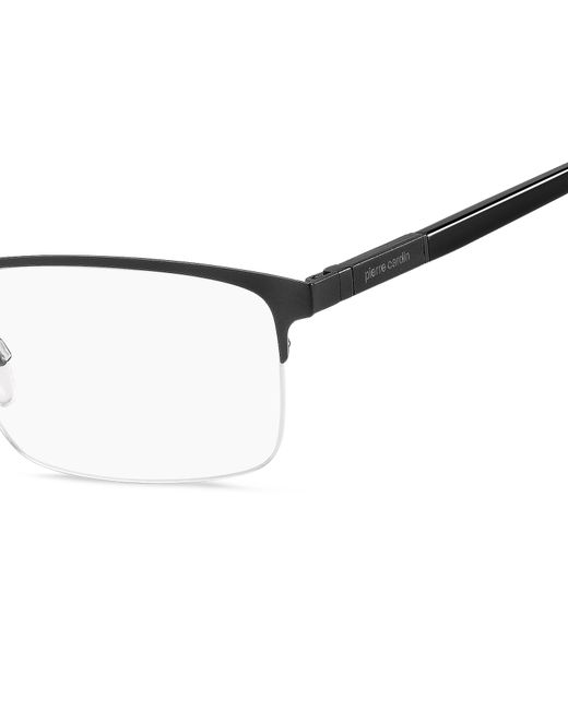 Pierre Cardin Black P.C. 6874 003 Optical Frames Steel Squared for men