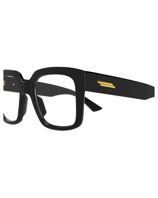 Bottega Veneta Black Bv1409O 001 Optical Frames Acetate Transparent Squared