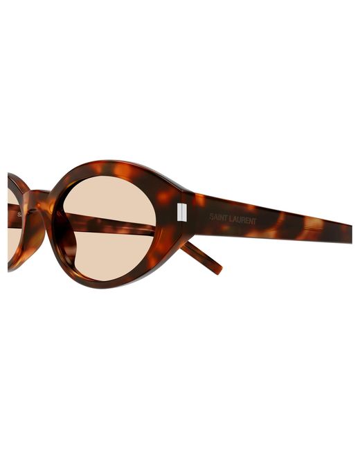 Saint Laurent Black Sl 567 008 Sunglasses Acetate Round