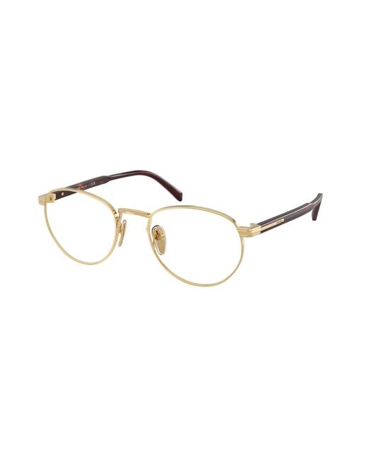 Prada Black Pr B52V 5Ak1O1 Optical Frames Metal Pantos Normal for men