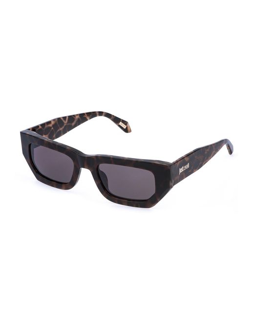 Just Cavalli Black Sjc170 09Yv Sunglasses Acetate Geometric Normal