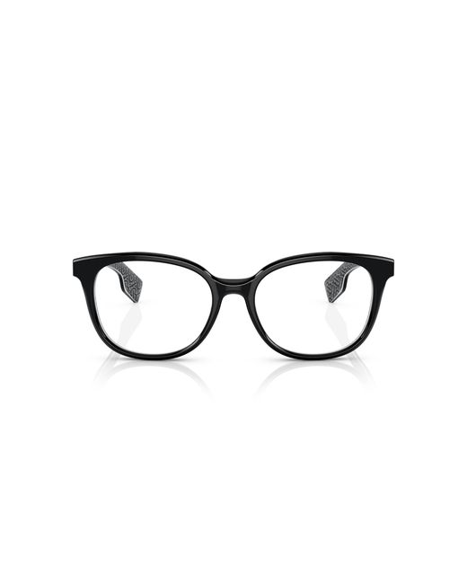 Burberry Black Be2291 3977 Optical Frames Acetate Transparent Squared Normal