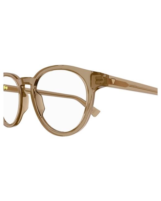 Bottega Veneta Black Bv1225O 004 Optical Frames Acetate Round
