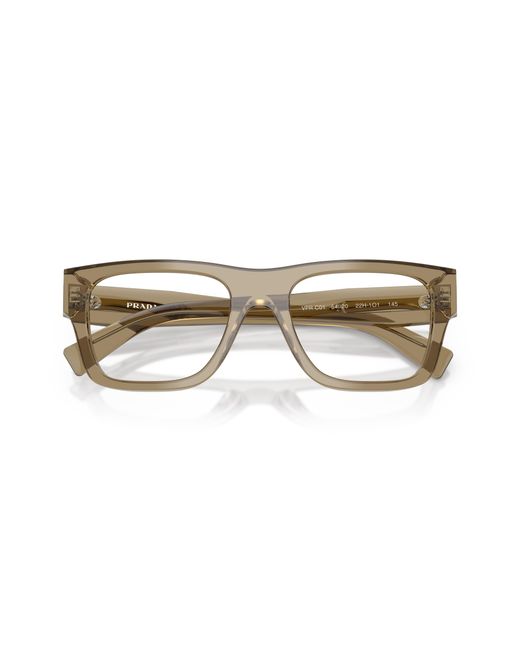 Prada Black Pr C01V 22H1O1 Optical Frames Acetate Pillow Normal for men