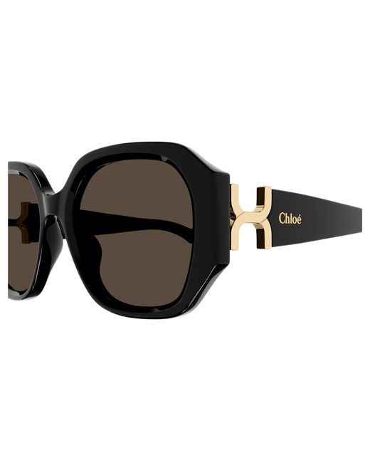 Chloé Black Ch0236S 001 Sunglasses Acetate Squared