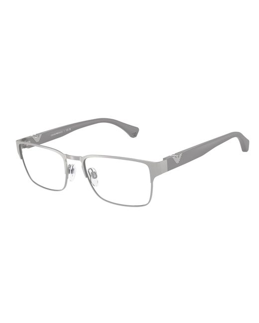 Emporio Armani Black Ea1027 3036 Optical Frames Metal Squared Normal for men