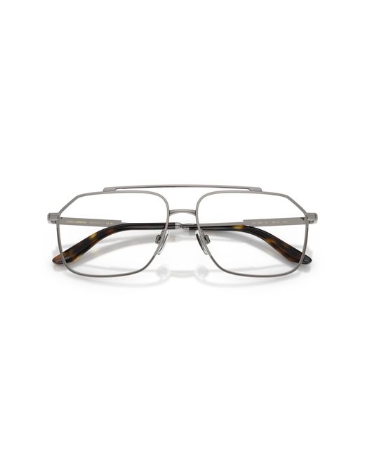 Dolce & Gabbana Black Dg1364 1324 Optical Frames Metal Pilot Normal for men