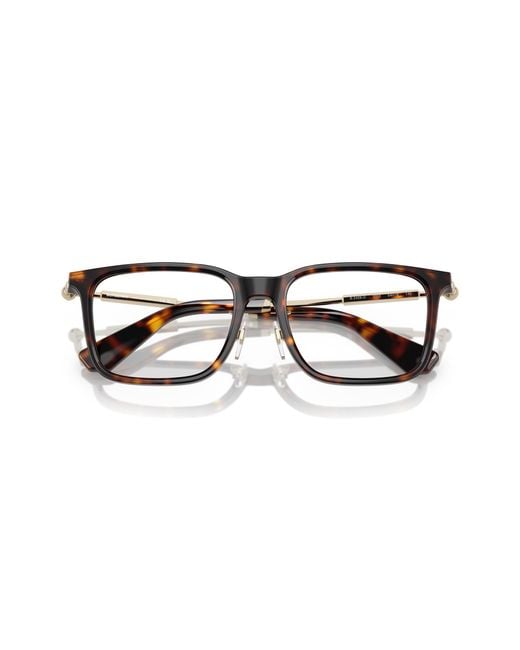 Burberry Black Be2426D 3002 Optical Frames Acetate Transparent Squared Normal for men