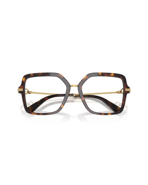 Dolce & Gabbana Black Dg3396 502 Optical Frames Acetate Squared Normal
