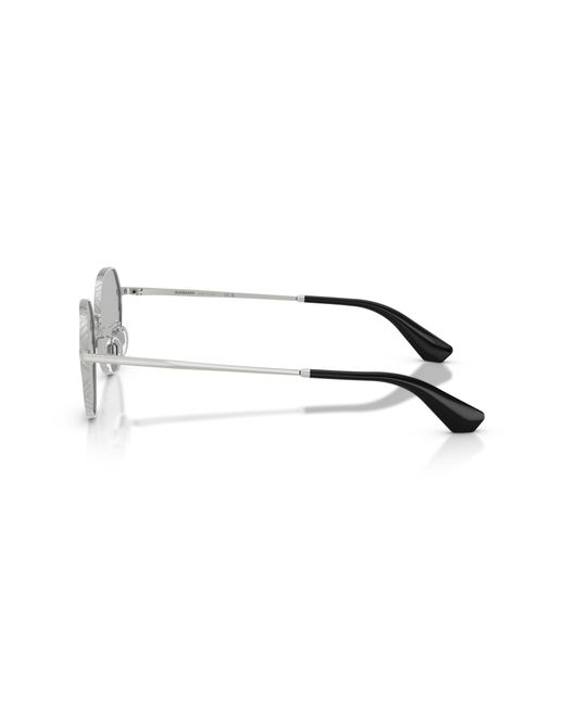 Burberry Black Be3173D 100587 Sunglasses Metal Round Normal