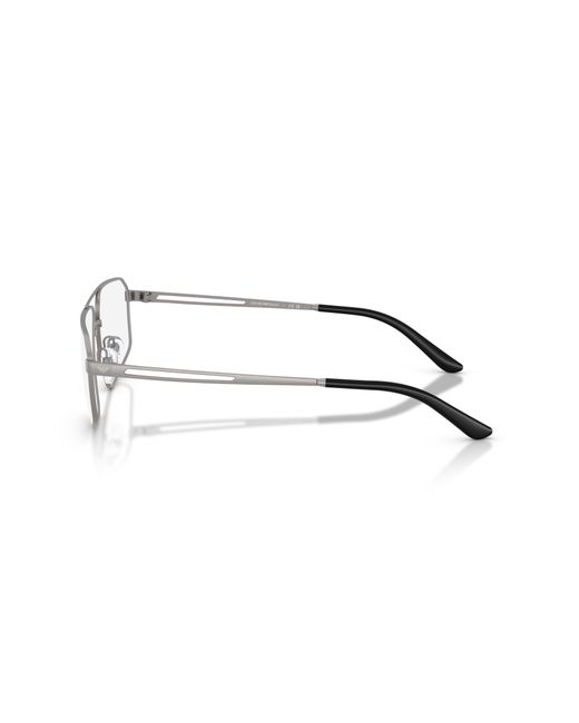 Emporio Armani Black Ea1184 3045 Optical Frames Metal Transparent Pilot Normal for men