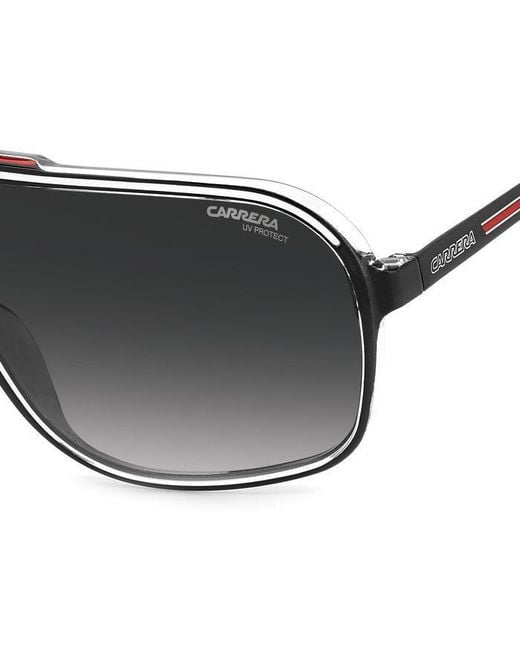 Carrera Black Grand Prix 3 Oit/9O Sunglasses Plastic Squared Shaded for men