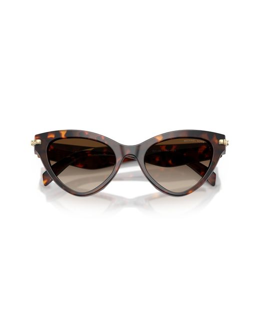 Michael Kors Black Mk2259U Roanoke 403113 Sunglasses Acetate Cat Eye Normal Shaded